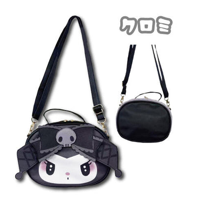 SANRIO | Kuromi 2-Way Handbag Shoulder Bag 220 x 165 x 80mm (Meroclo)