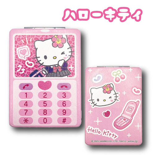 SANRIO | Hello Kitty Foldable Mirror Ｈ8.5×Ｗ6cm (Gal Series)