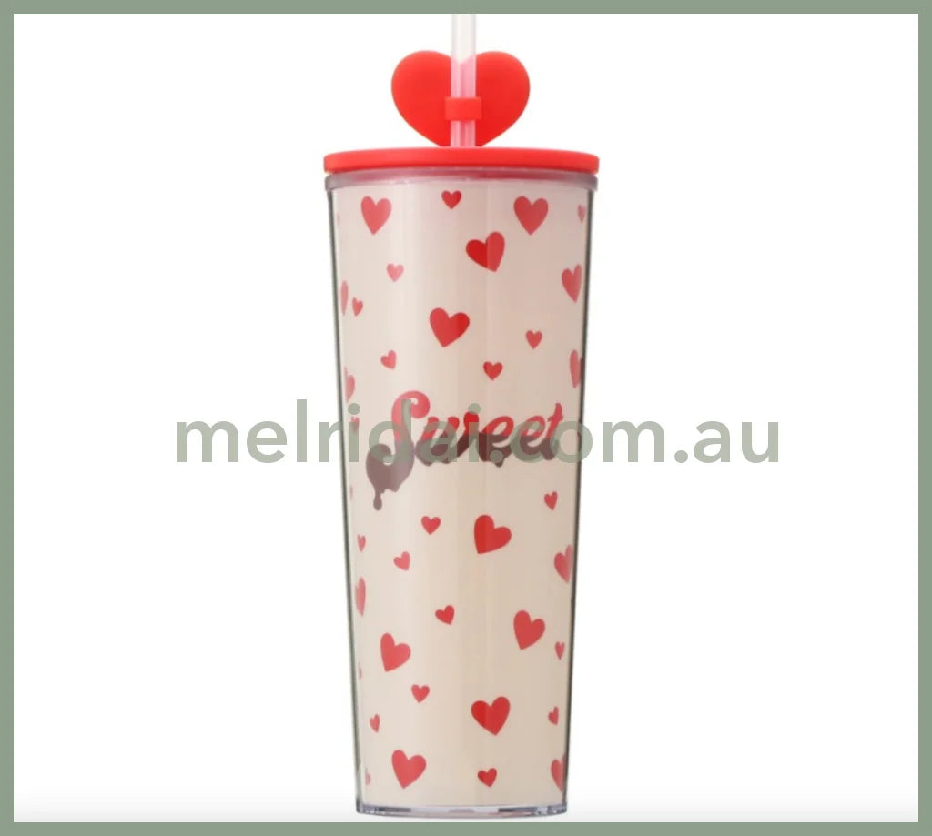 Starbuckecup Tumbler Heart Starbucks Valentine 2023 80