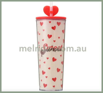 Starbuckecup Tumbler Heart Starbucks Valentine 2023 80