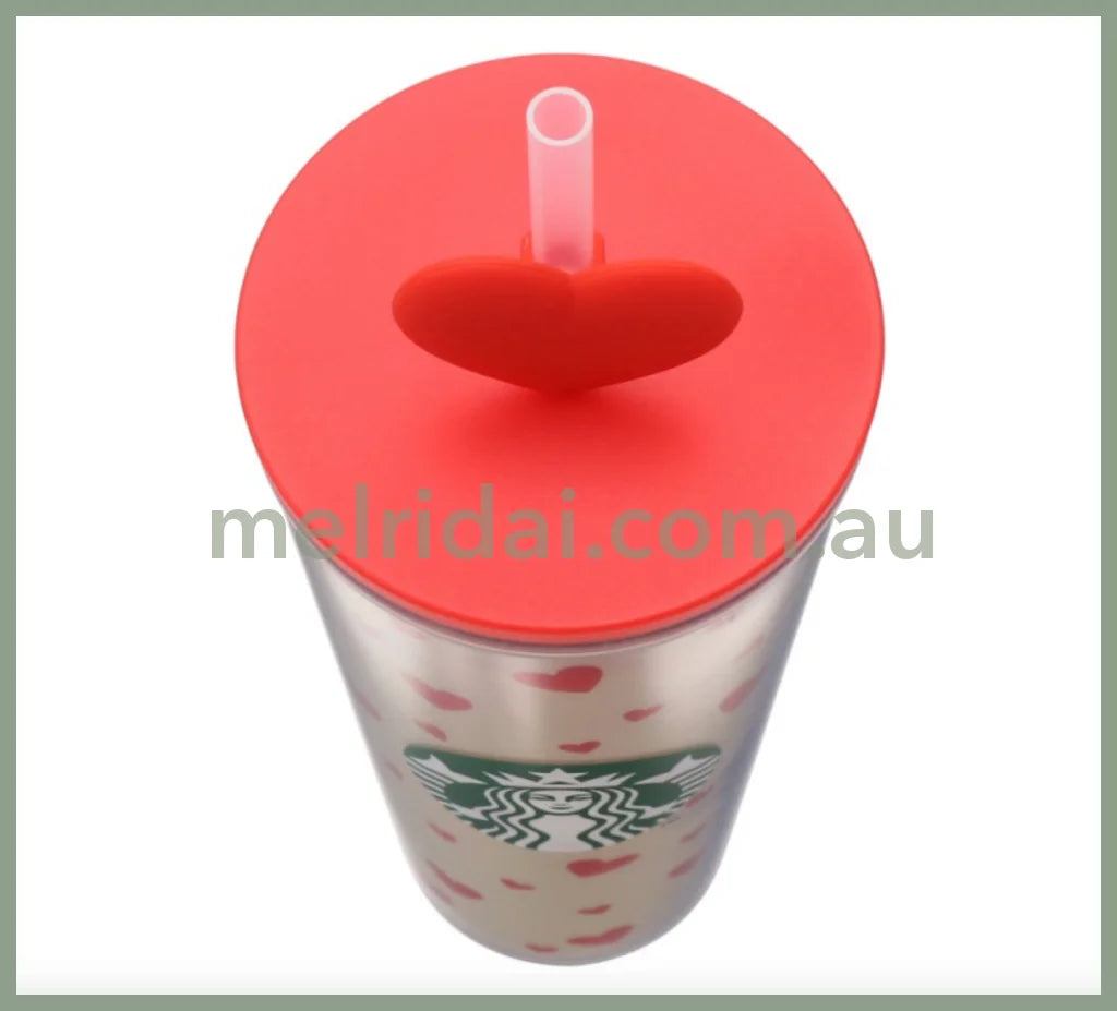 Starbuckecup Tumbler Heart Starbucks Valentine 2023 80