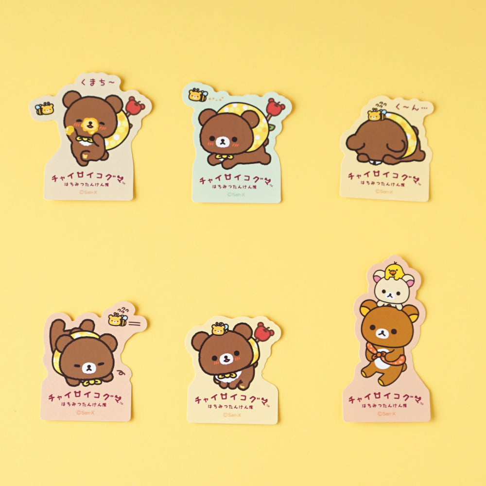 SAN-X | Secret Sticker Blind Box (Chairoikoguma Honey Exploration Team)