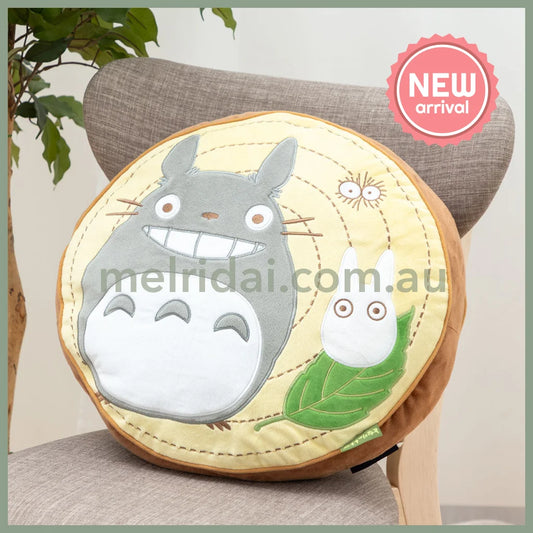 STUDIO GHIBLI | Cushion Totoro Leaves D40xH8 cm (My Neighbor Totoro)