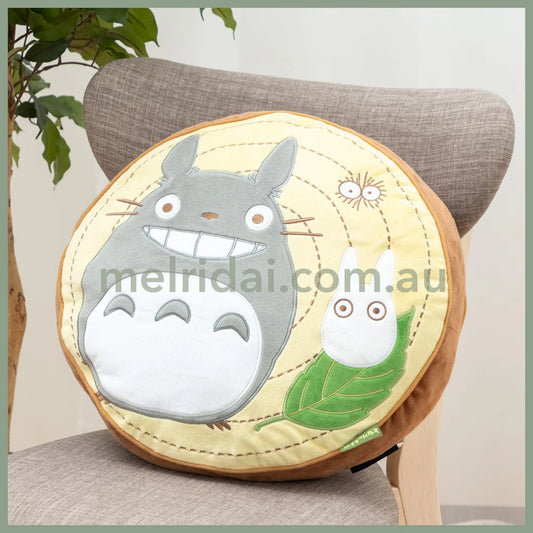 STUDIO GHIBLI | Cushion Totoro Leaves D40xH8 cm (My Neighbor Totoro)