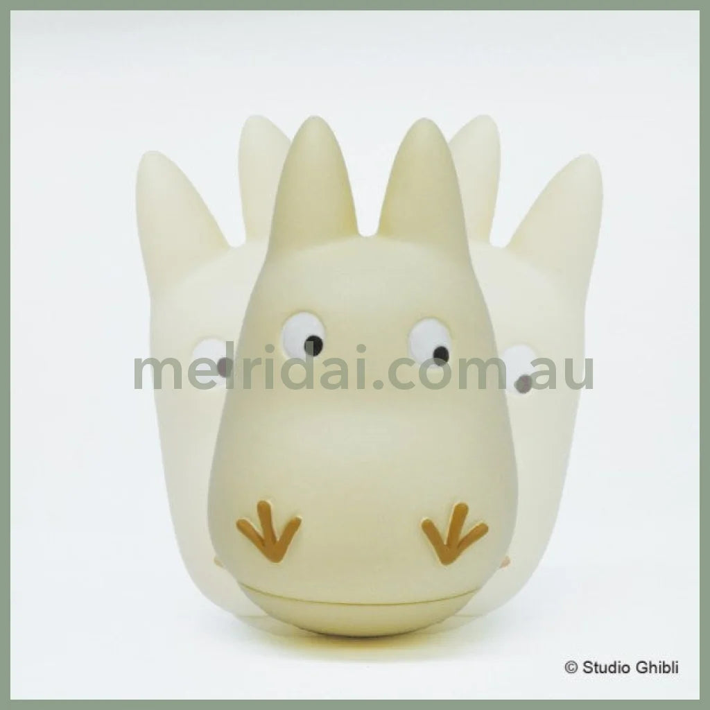 Studio Ghibli | Fun swaying roly-poly toy / White Totoro and Cat Bus 63mm & 65mm (My Neighbor Totoro)