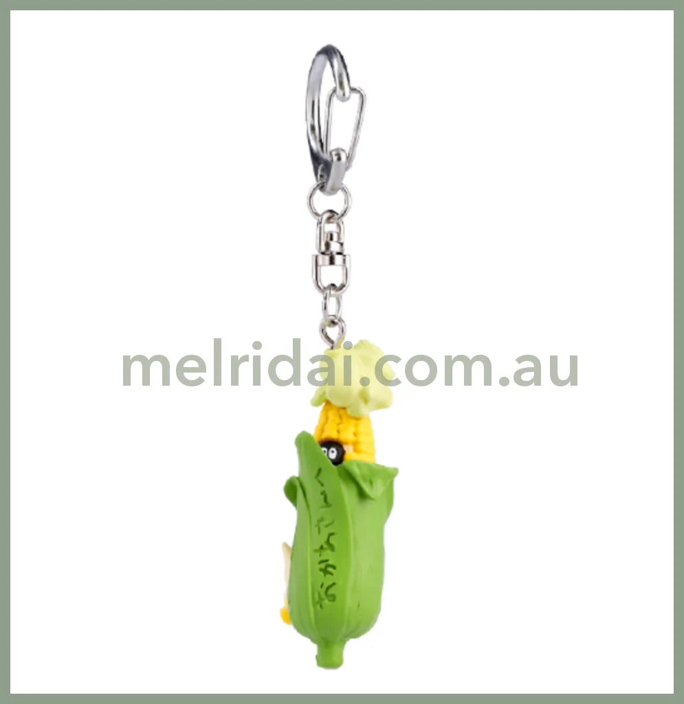 Studio Ghiblikeychain Soot Sprite In Corn With Totoro About 58Mm