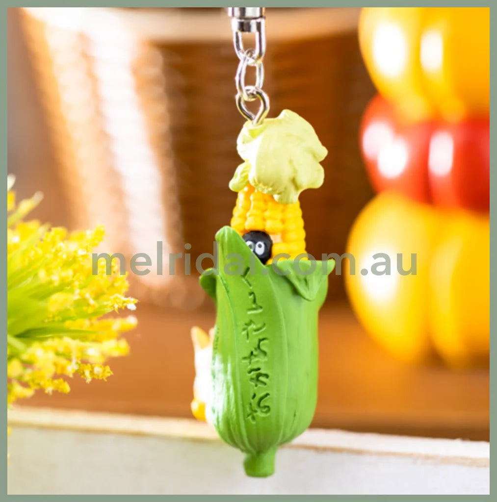 Studio Ghiblikeychain Soot Sprite In Corn With Totoro About 58Mm