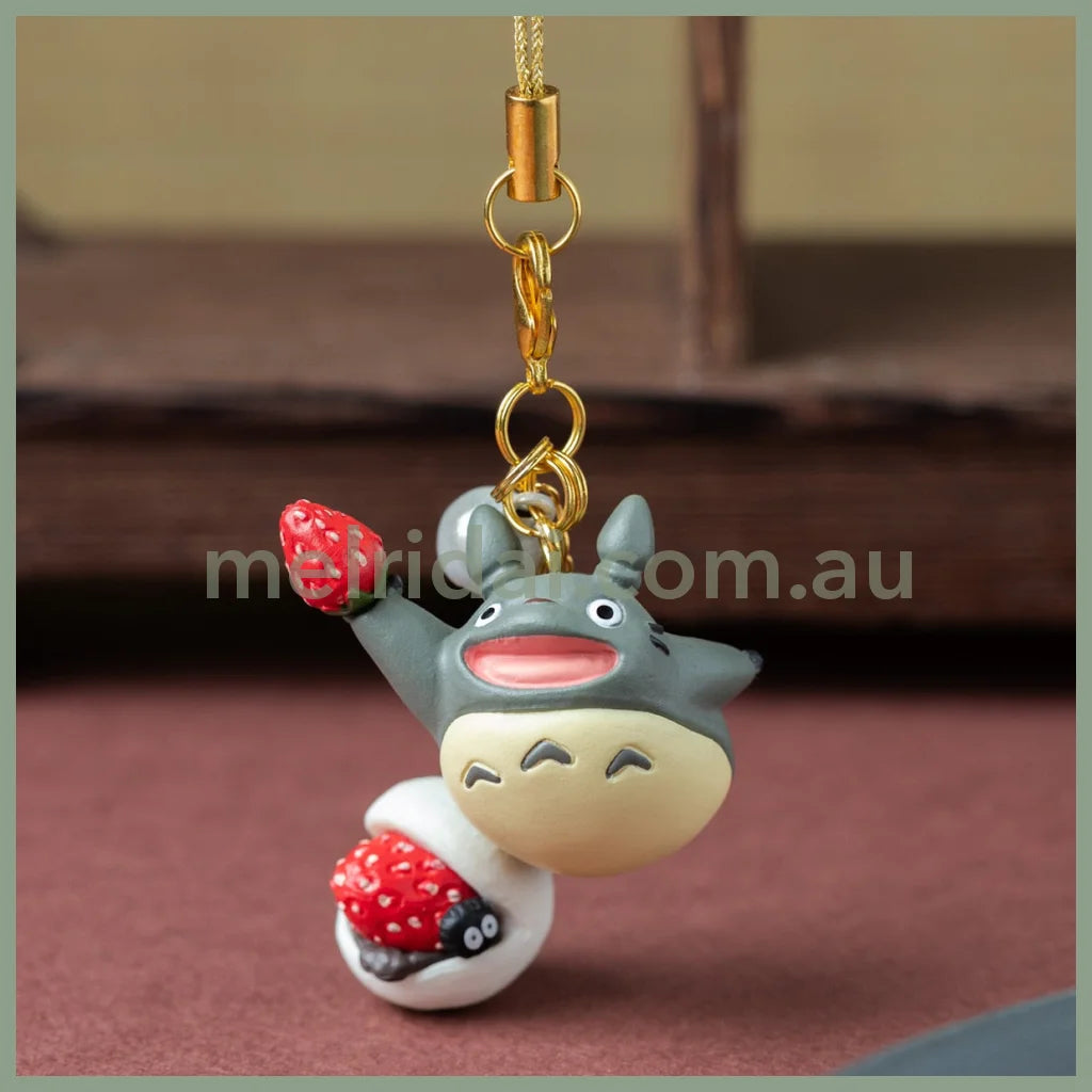Studio Ghibli | My Neighbor Totoro Strap Key Chain Japanese Sweets Burarin W20×H27×27Dmm (Fresh