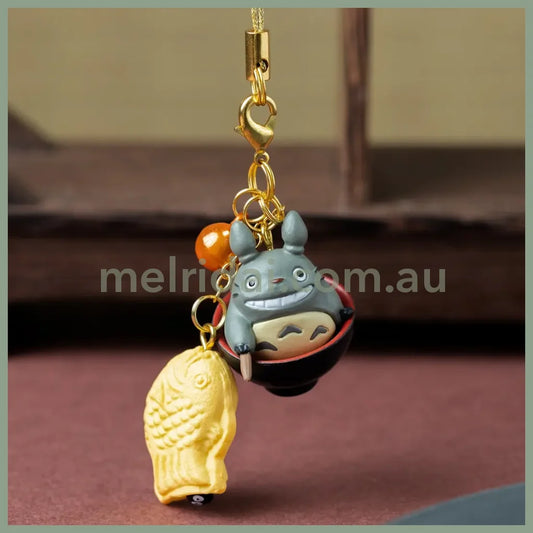 Studio Ghibli | My Neighbor Totoro Strap Key Chain Japanese Sweets Burarin W20×H27×27Dmm (Taiyaki