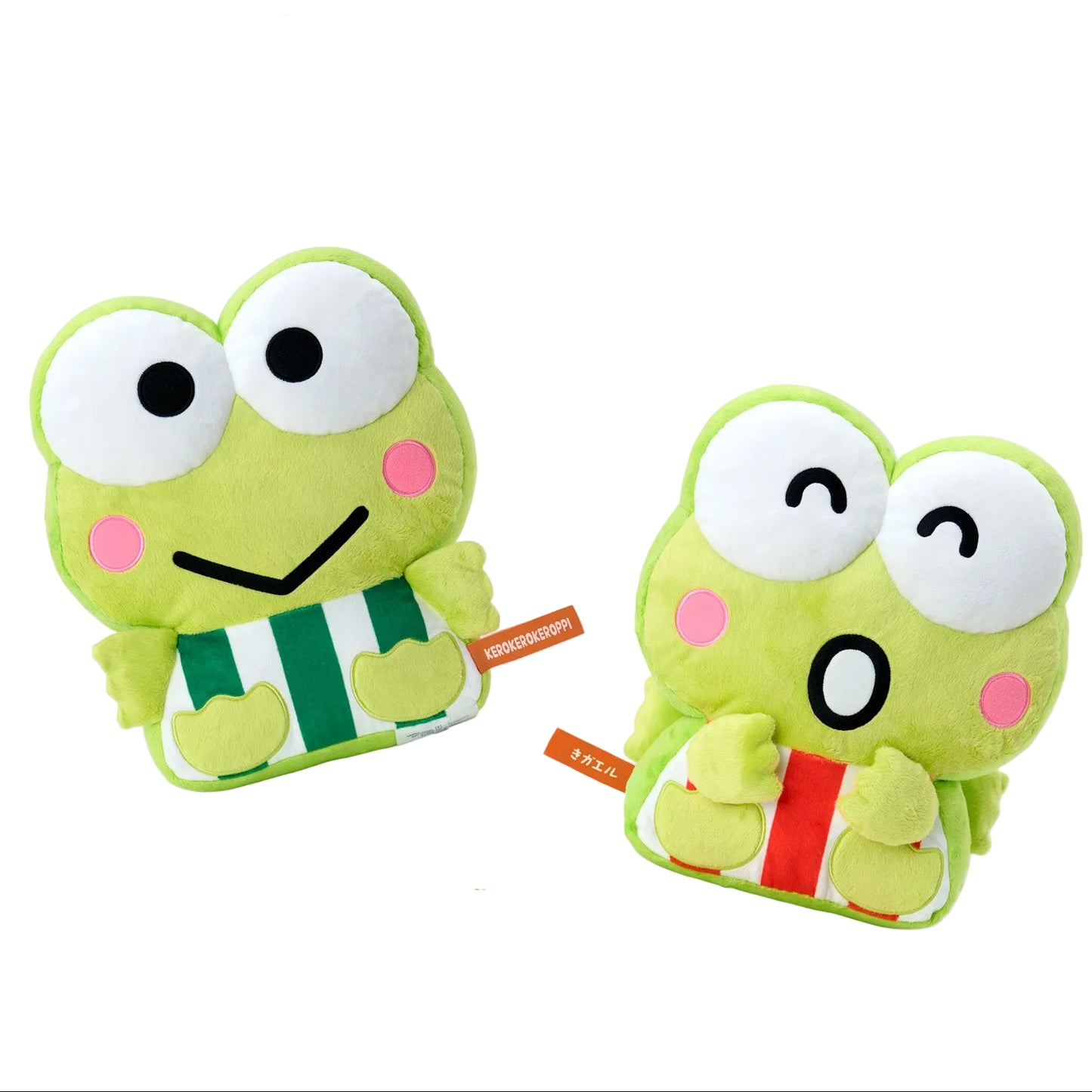 SANRIO | Keroppi Character Shaped Double-sided Cushion 342x318x144mm (Everyday Use Keroppi)