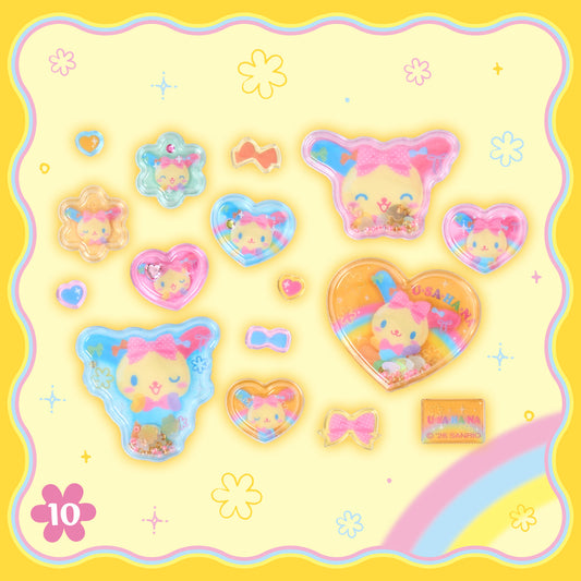 SANRIO | Usahana Sticker 90×8×200mm (Always Loved)