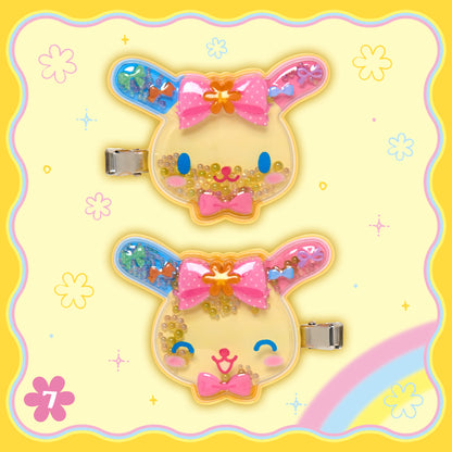 SANRIO | Usahana Bangs Clip Set Hair Clip 68x12x52mm (Always Loved)