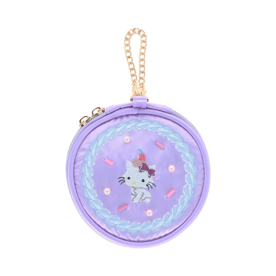 SANRIO | Charmmy Kitty Heart-Shaped Mini Pouch 100×100×50mm (Y2K Whipped Cream Deco)
