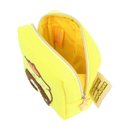 Monchhichi × Sanrio | Monchhichi-kun & Pompompurin Embroidery Mini Pouch 115x120x50mm