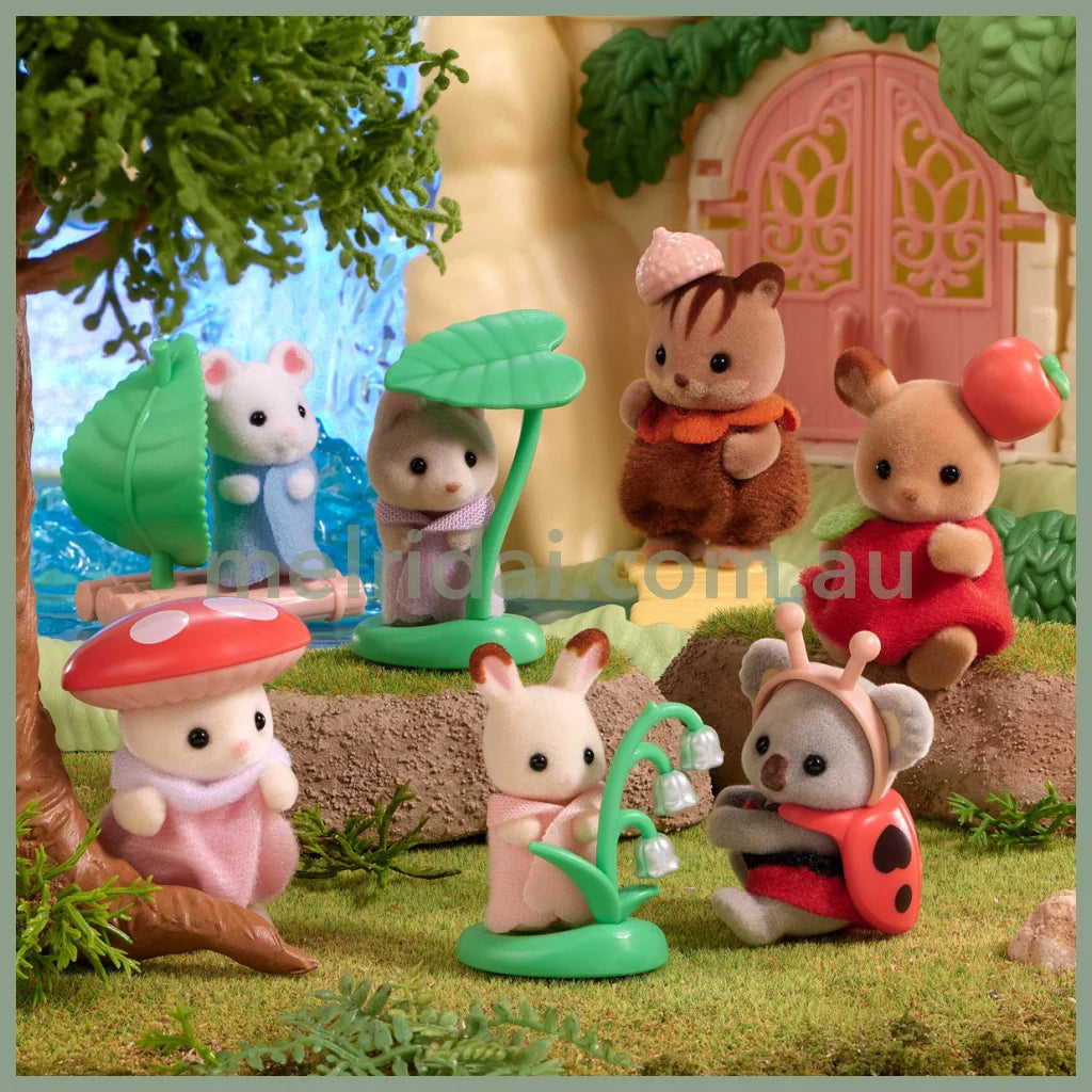 Sylvanian Families | Baby Collection Let’s Play In The Forest 102Mm*155Mm*23Mm 森贝儿森林家族 森友会系列 植绒摆件盲袋