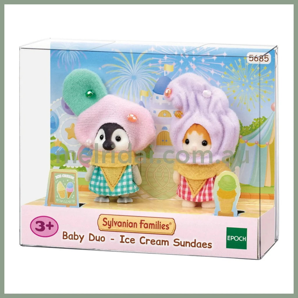 Sylvanian Families | Baby Duo Ice Cream Sundaes