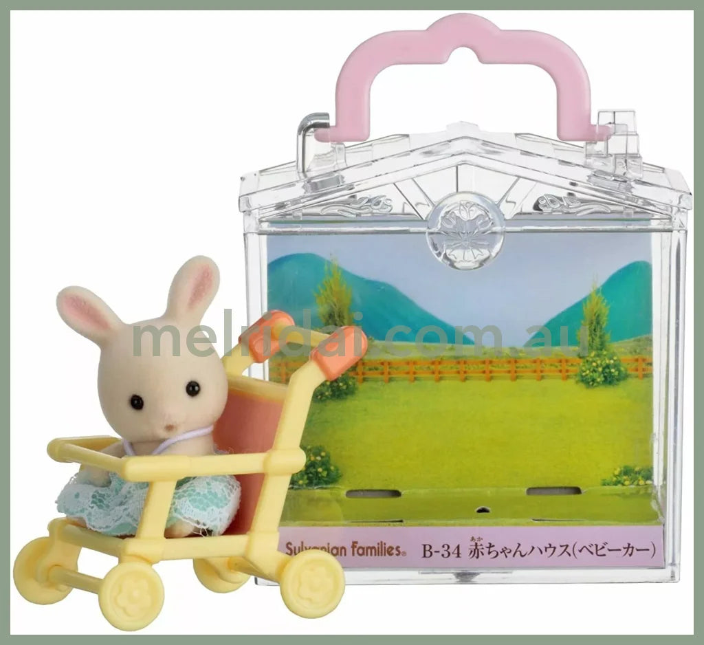 Sylvanian Families | Baby House Stroller Milk Rabbit 3.2X3.5X4Cm