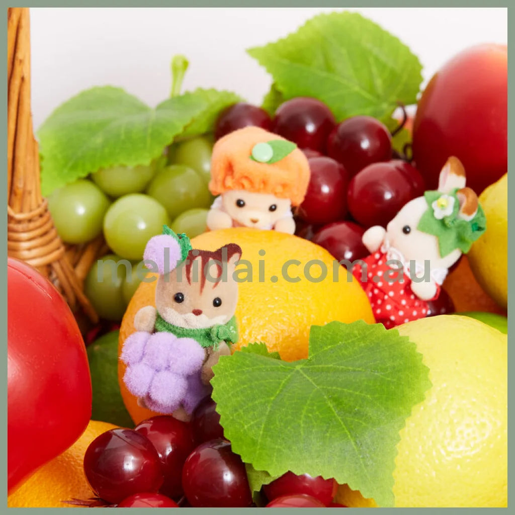 【Limite One/Customer】Sylvanian Families | Baby Trio Grape Strawberry Orange Set
