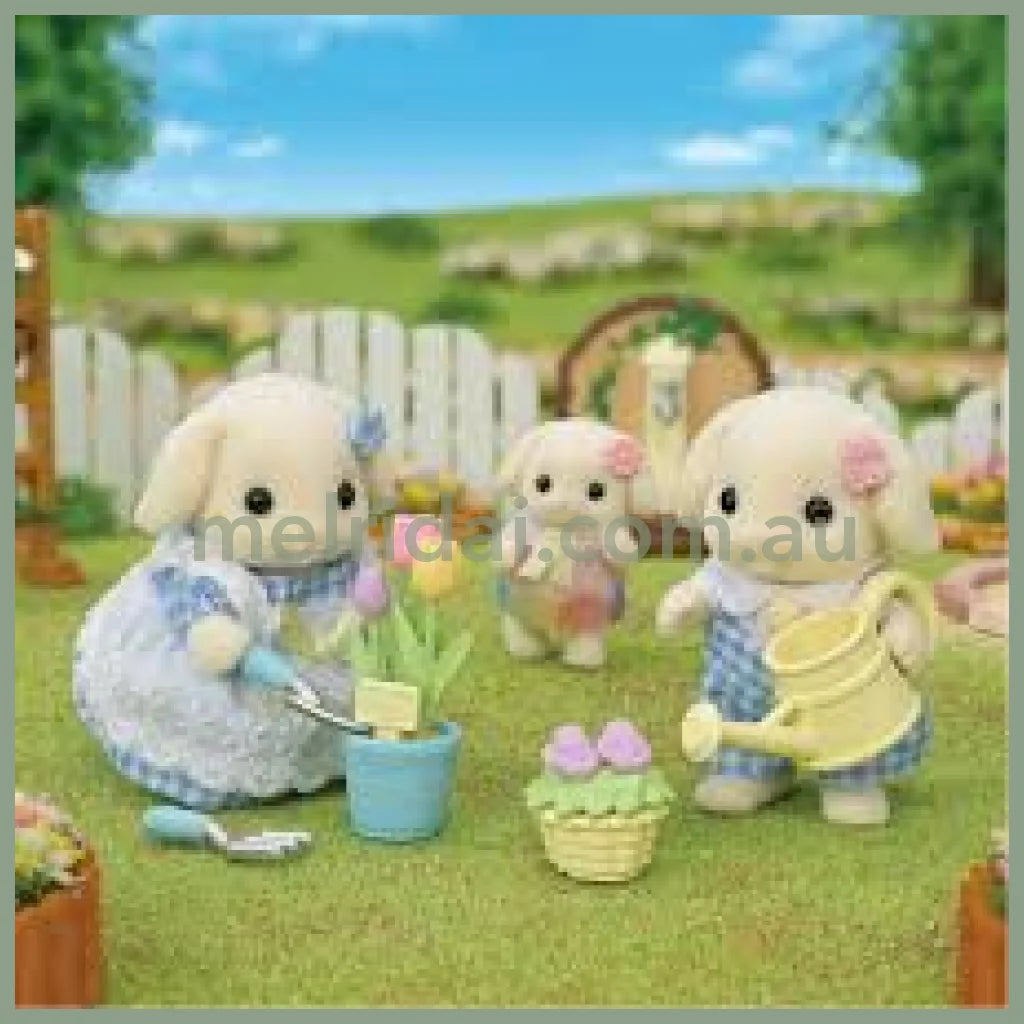 Sylvanian Families | Blossom Gardening Set Flora Rabbit Sister & Brother