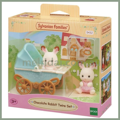 Sylvanian Families | Chocolate Rabbit Twins Set