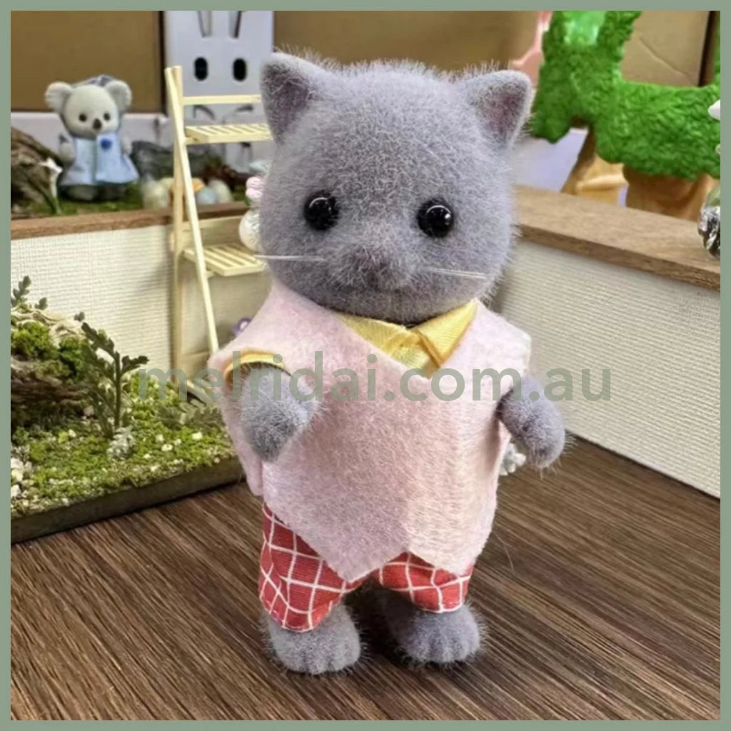 Sylvanian Families | Doll Persian Cat Father Dad W65×D45×H108Mm