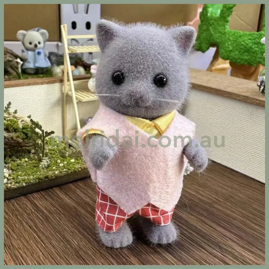 Sylvanian Families | Doll Persian Cat Father Dad W65×D45×H108Mm