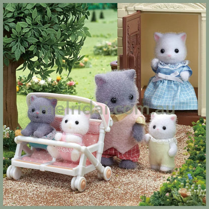 Sylvanian Families | Doll Persian Cat Father Dad W65×D45×H108Mm