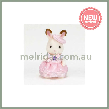 Sylvanian Families | Girls Sister’s Pink Dress Set 100 x 5 x 100mm (Dress & Beret)