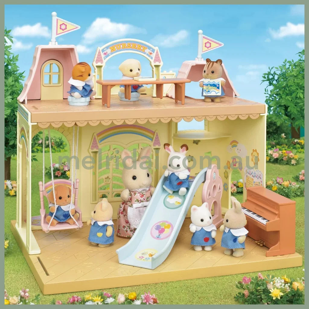 Sylvanian Families Nursery Furniture Cute Castle Playground Set