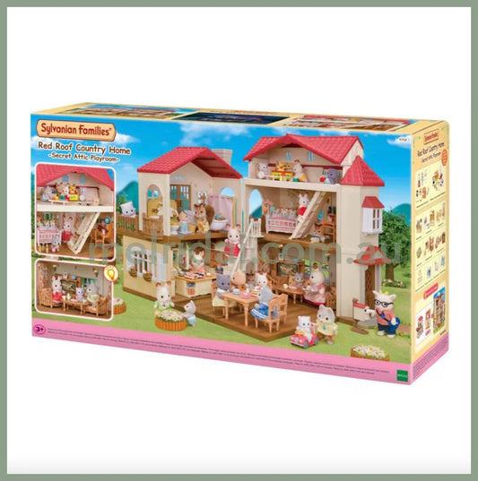 Sylvanian Families | Red Roof Country Home With Attic