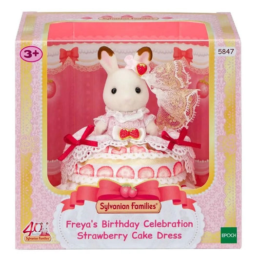Sylvanian Families | Freya’s Birthday Strawberry Cake Dress - 5847