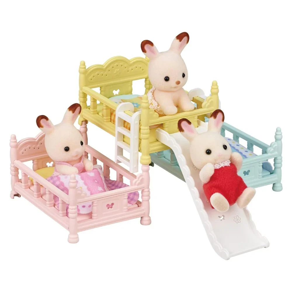 Sylvanian Families | Triple Bunk Beds With Slide 森贝儿森林家族 三层小床 场景