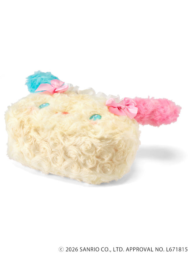 SANRIO | Usahana Curly Fur Head Dress Face Pouch 120x180x60mm