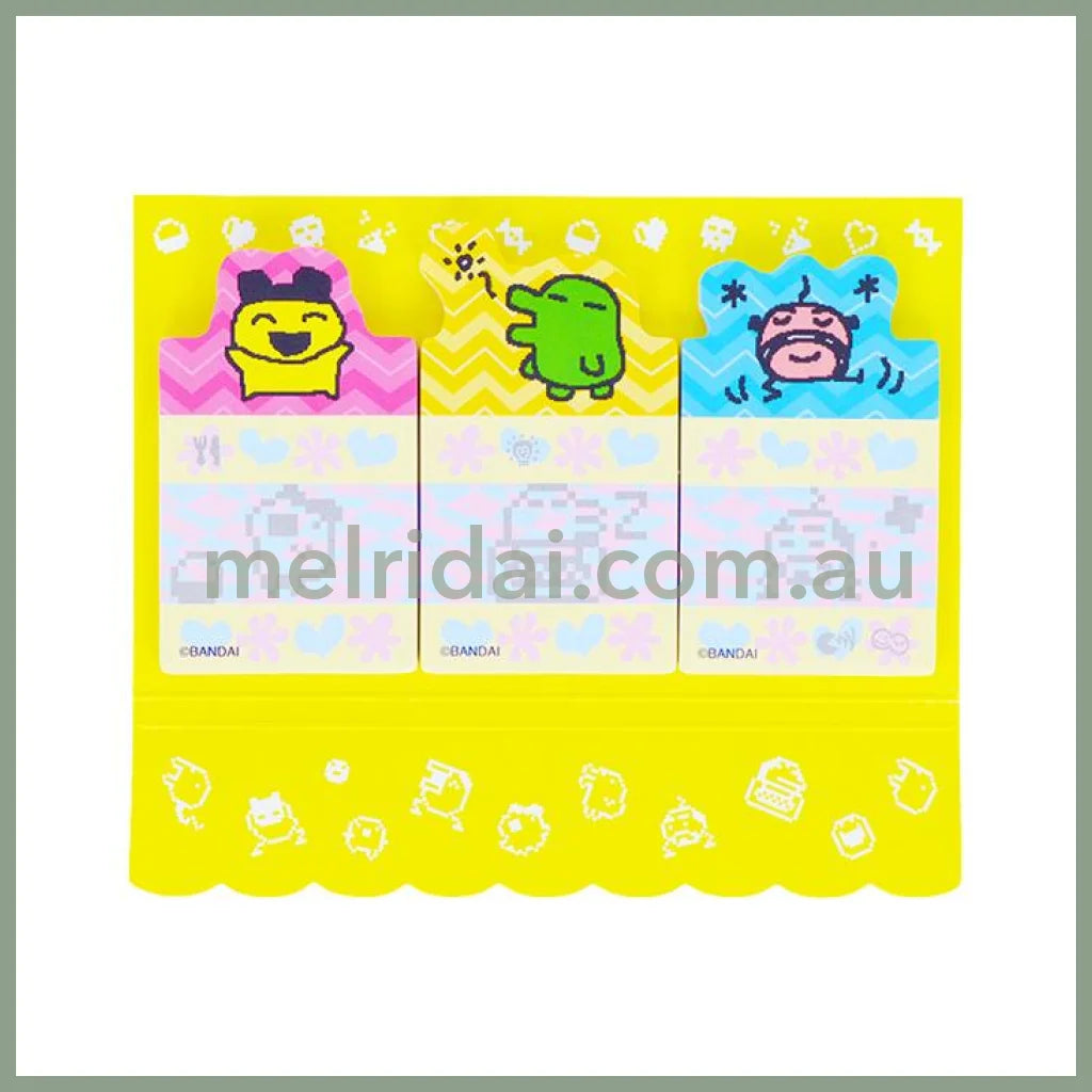 Tamagotchi | Die-Cut Sticky Notes Set (3 Designs X 20 Sheets Each)