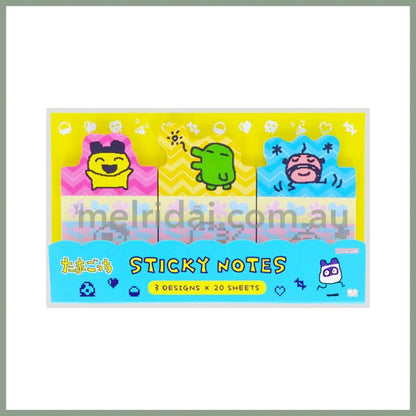 Tamagotchi | Die-Cut Sticky Notes Set (3 Designs X 20 Sheets Each)