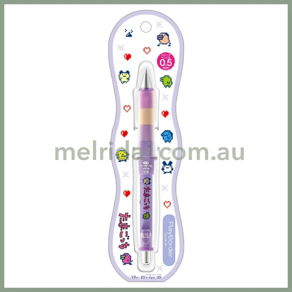 Tamagotchi | Dr. Grip Play Border Shaker Mechanical Pencil Φ14.2×142mm (Purple)
