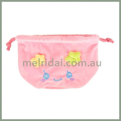 Tamagotchi | Drawstring Pouch Makeup Pouch H160 x W200 x D100mm (Flowertchi)
