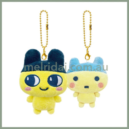 Tamagotchi | Mametchi & Young Mametchi Magnet Series Nico Plush Keychains Pair Set H110 x W140 x D50mm