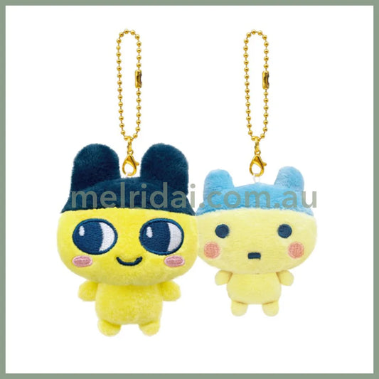 Tamagotchi | Mametchi & Young Mametchi Magnet Series Nico Plush Keychains Pair Set H110 x W140 x D50mm