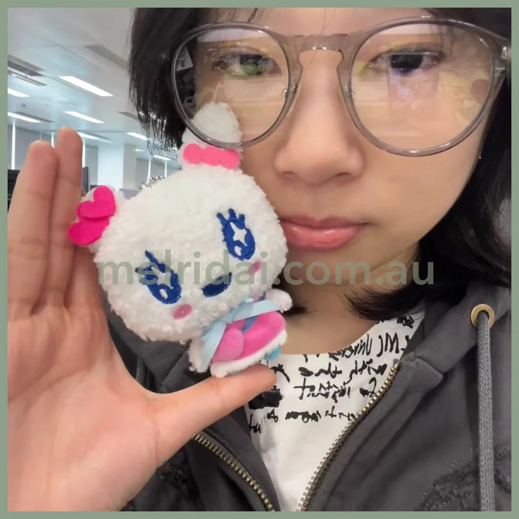 Tamagotchi | Mascot Keychain Plush Keychain 110×125×90mm (Lovelitchi)