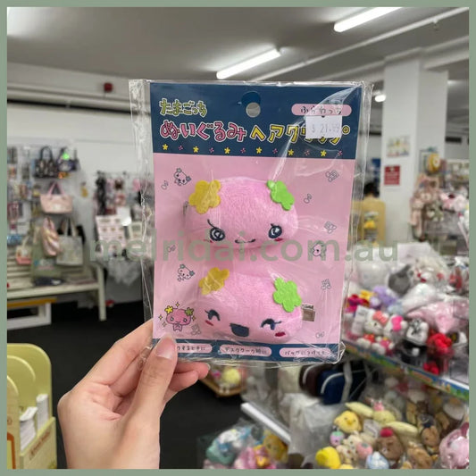 Tamagotchi | Plush Hair Clip 2 Types H62 x W60 x D30mm (Flowertchi)