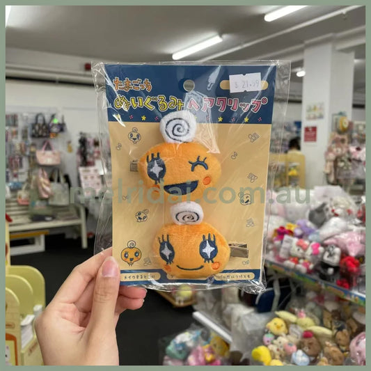 Tamagotchi | Plush Hair Clip 2 Types H62 x W60 x D30mm (Memetchi)