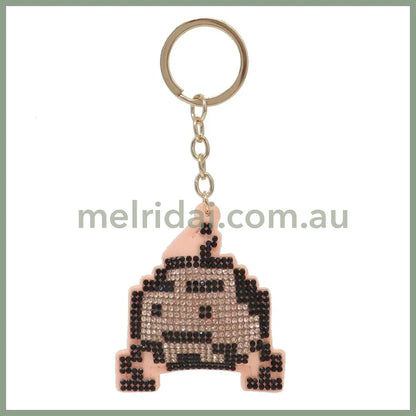 Tamagotchi Rhinestone Keychain