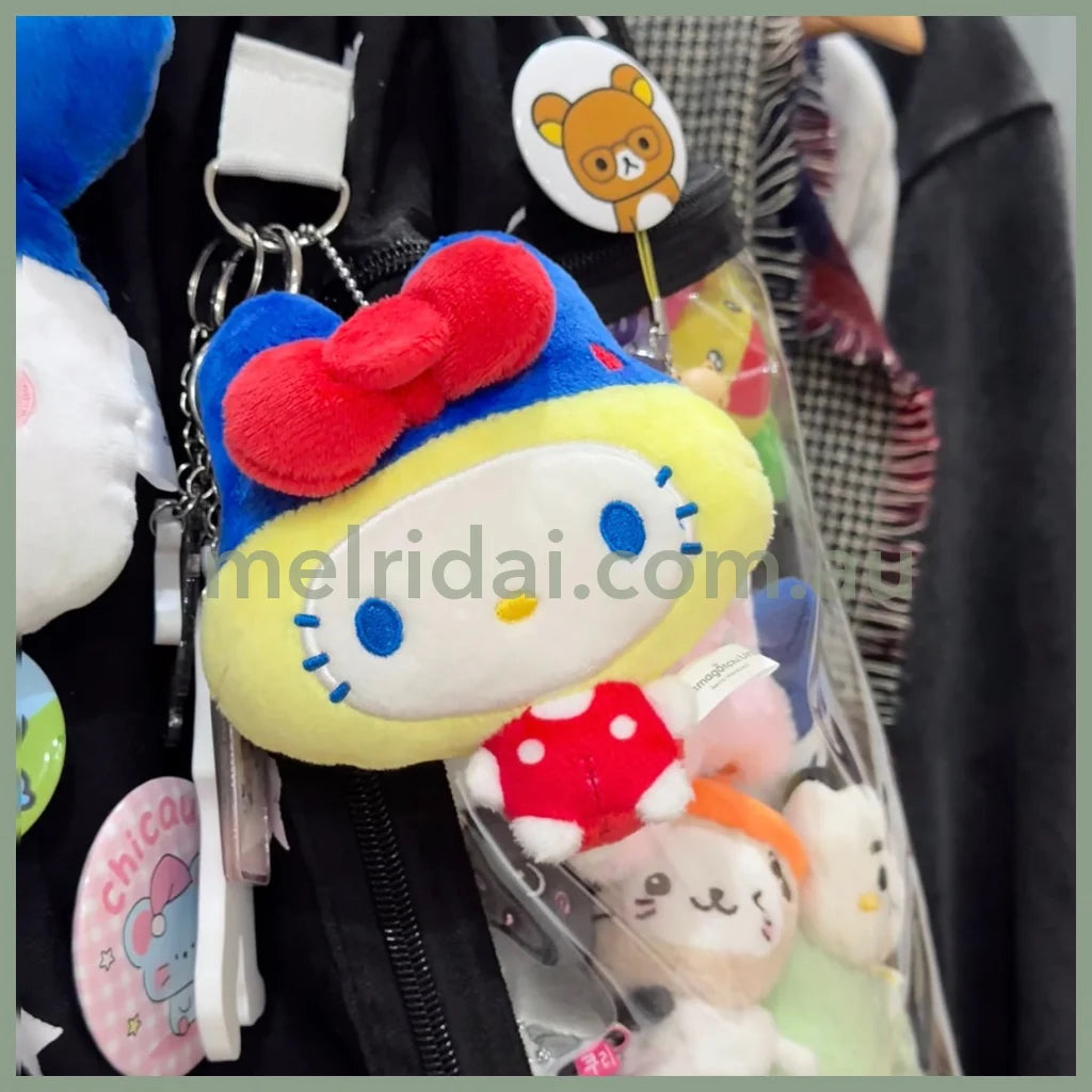 Tamagotchi x Sanrio | Mamechi x Hello Kitty Ball Chain Keychain Mascot Holder Bag Charm 100mm Approx.