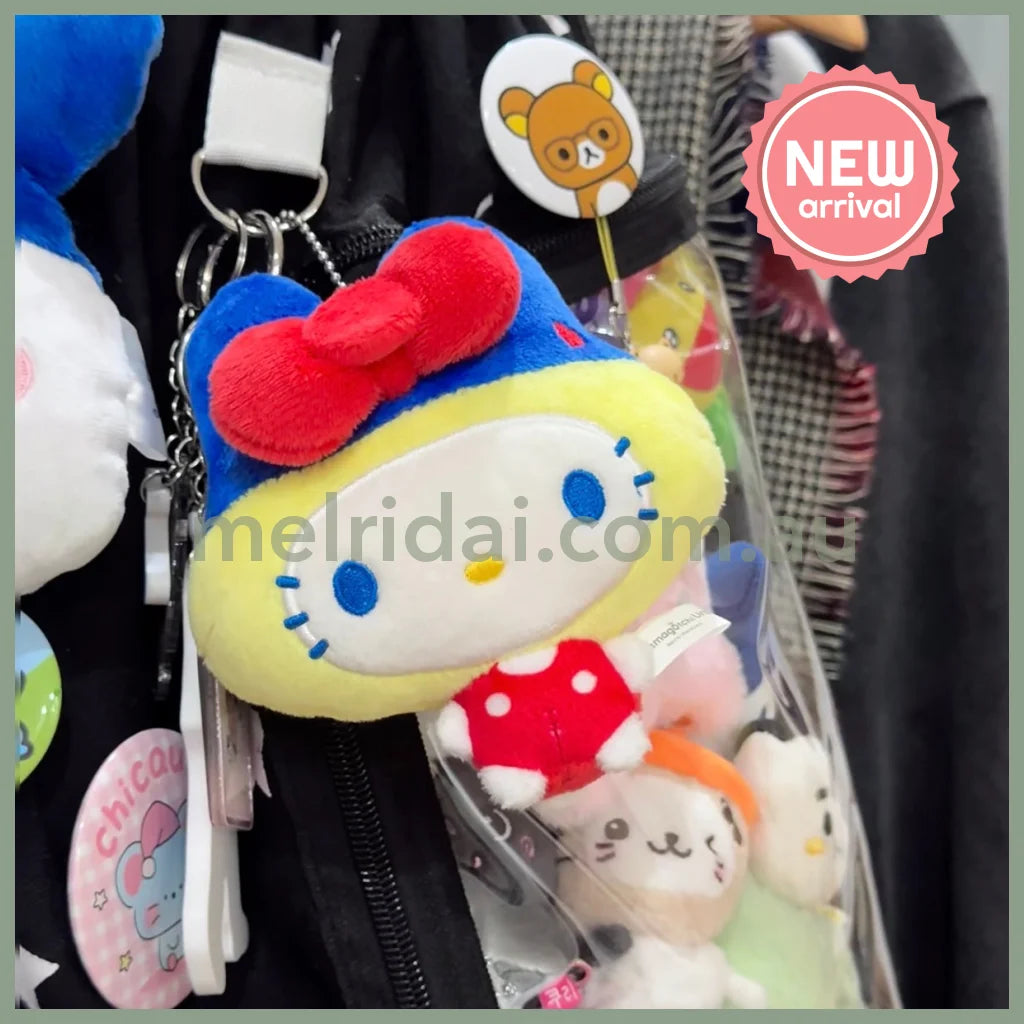 Tamagotchi x Sanrio | Mamechi x Hello Kitty Ball Chain Keychain Mascot Holder Bag Charm 100mm Approx.