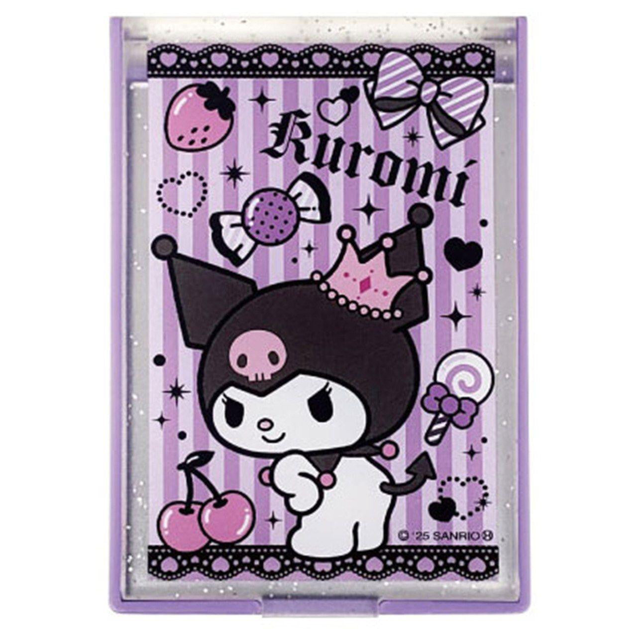 SANRIO | Kuromi Mirror H57×W83×D7mm (My Melody 50th Anniversary & Kuromi 20th Anniversary/Black Pink Party)