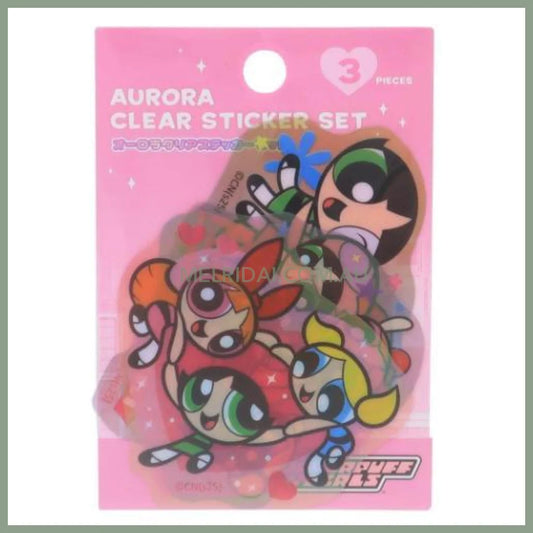 The Powerpuff Girls | Aurora Clear Sticker Set 68x60mm (A)