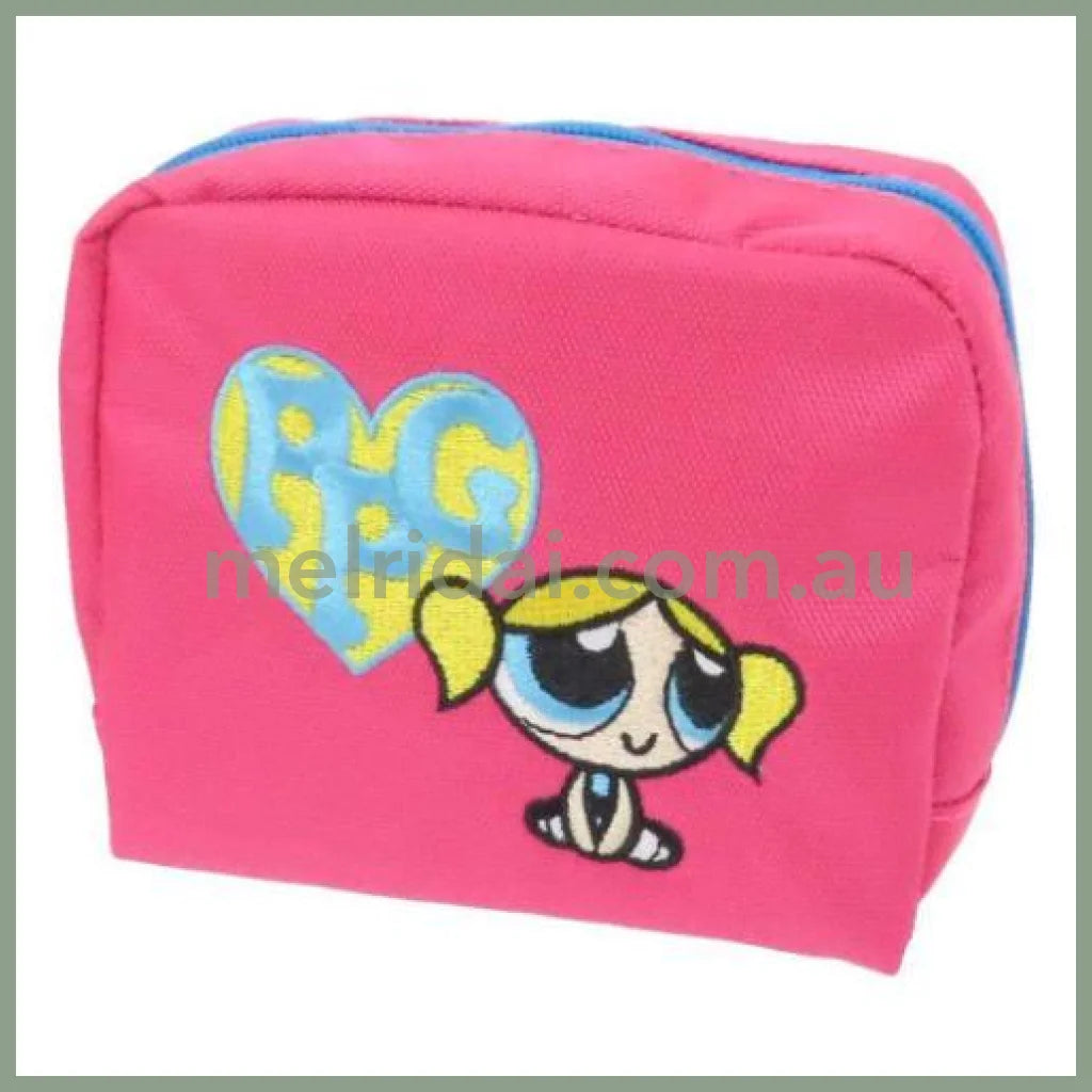 The Powerpuff Girls | Embroidery Mini Pouch 110X95X40Mm Bubbles 泡泡