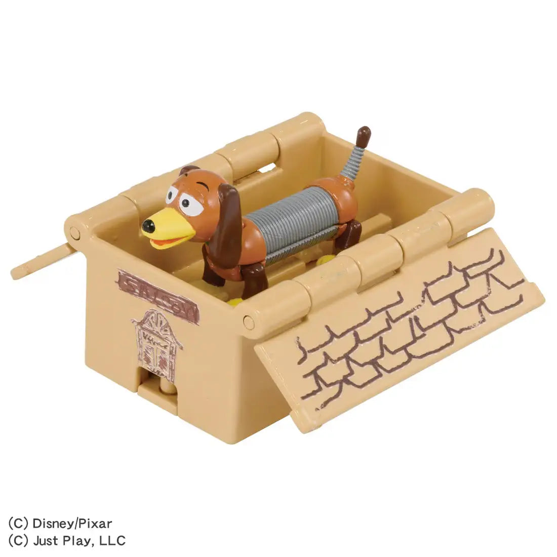 Dream Tomica | Ride On Toy Story SP Slinky Dog & Cardboard 80x80x40mm
