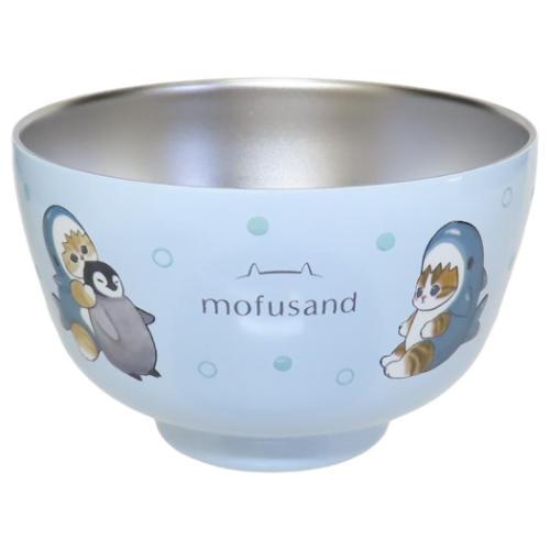 Mofusand | Stainless Vacuum Double Bowl 450ml (Cat Shark Nyan)